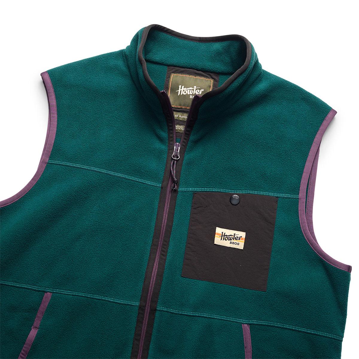 Howler Bros Free Range Fleece Vest Men's in Ultramarine